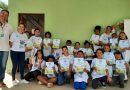 Alunos de Bom Jesus dos Perdões e equipe do De Olho nos Rios revitalizam horta da escola