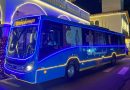 Ônibus iluminado de Bragança celebra o Natal e circula com decoração especial