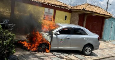 Motorista age rápido e evita vítimas em acidente com veículo da Prefeitura de Bragança Paulista