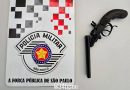 PM prende homem por violência doméstica e posse ilegal de arma de fogo em Atibaia