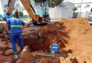 SAAE repara rompimento de adutora e libera abastecimento gradual de água
