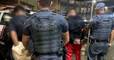 Três criminosos são presos pela Polícia Militar por furto em Atibaia