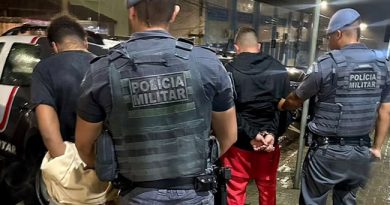 Três criminosos são presos pela Polícia Militar por furto em Atibaia