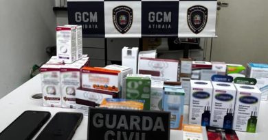 GCM de Atibaia detém casal por furto e recupera produtos avaliados em mais de R$ 7 mil