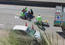 Acidente entre moto e carro mobiliza equipes de resgate em Bom Jesus dos Perdões