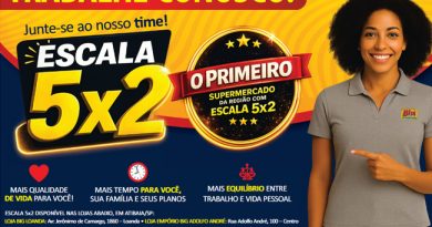 Big Supermercados e Empório Big são os primeiros supermercados da região a implantar escala 5×2