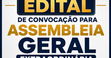 EDITAL DE CONVOCAÇÃO PARA ASSEMBLEIA GERAL EXTRAORDINÁRIA